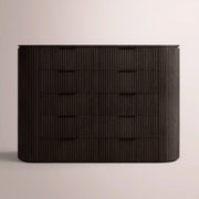 Sopravelle Tall Drawer Dresser — BLACK OAK / 72