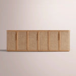 Trevia Sideboard — NATURAL OAK / CANE / 96