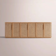 Trevia Sideboard — NATURAL OAK / CANE / 96