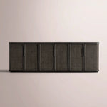 Trevia Sideboard — BLACK OAK / CANE / 96