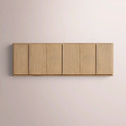 Liromelle Sideboard — LIGHT OAK / 6-DOOR 96