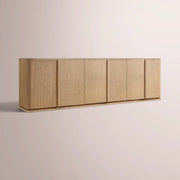 Liromelle Sideboard — LIGHT OAK / 6-DOOR 96