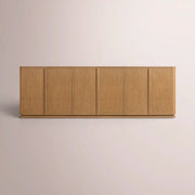 Liromelle Sideboard — NATURAL OAK / 6-DOOR 96