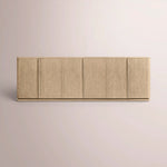 Liromelle Sideboard — GREIGE OAK / 6-DOOR 96