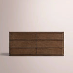 Liromelle Drawer Dresser — BROWN OAK / 6-Drawer