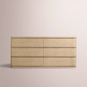 Liromelle Drawer Dresser — GREIGE OAK / 6-Drawer
