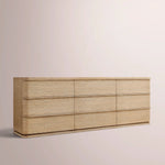 Liromelle Drawer Dresser — LIGHT OAK / 9-Drawer