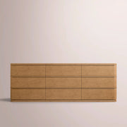 Liromelle Drawer Dresser — NATURAL OAK / 9-Drawer