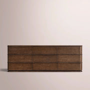 Liromelle Drawer Dresser — BROWN OAK / 9-Drawer