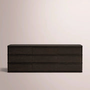 Liromelle Drawer Dresser — BLACK OAK / 9-Drawer