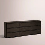 Liromelle Drawer Dresser — BLACK OAK / 9-Drawer