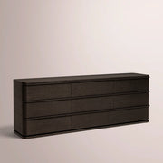 Liromelle Drawer Dresser — BLACK OAK / 9-Drawer
