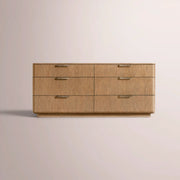 Cavenza 6-Drawer Dresser — NATURAL OAK