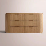 Sopravelle Drawer Dresser — NATURAL OAK / 72