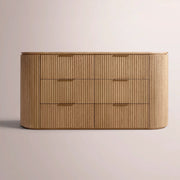 Sopravelle Drawer Dresser — NATURAL OAK / 72