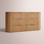 Sopravelle Drawer Dresser — NATURAL OAK / 72