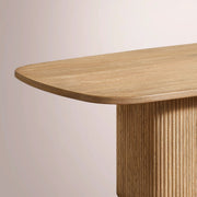 Ethoria Pedestal Rectangular Dining Table