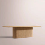 Ethoria Pedestal Rectangular Dining Table