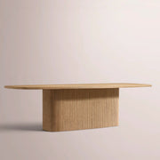Ethoria Pedestal Rectangular Dining Table