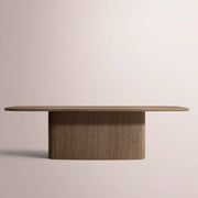 Ethoria Pedestal Rectangular Dining Table