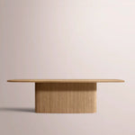 Ethoria Pedestal Rectangular Dining Table