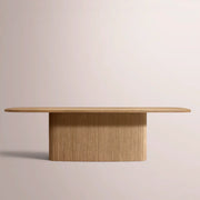 Ethoria Pedestal Rectangular Dining Table