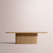 Ethoria Pedestal Rectangular Dining Table