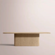 Ethoria Pedestal Rectangular Dining Table