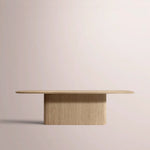 Ethoria Pedestal Rectangular Dining Table