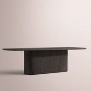 Ethoria Pedestal Rectangular Dining Table