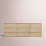 Liromelle Drawer Dresser — GREIGE OAK / 9-Drawer