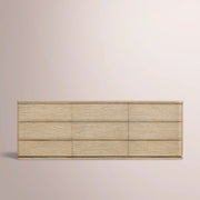 Liromelle Drawer Dresser — GREIGE OAK / 9-Drawer