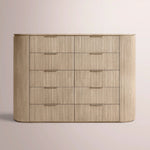 Sopravelle Tall Drawer Dresser — WHITEWASHED OAK / 72