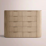 Sopravelle Tall Drawer Dresser — GREIGE OAK / 72