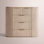 Sopravelle Tall Drawer Dresser — WHITEWASHED OAK / 50
