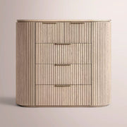 Sopravelle Tall Drawer Dresser — WHITEWASHED OAK / 50