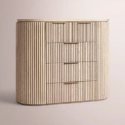 Sopravelle Tall Drawer Dresser — WHITEWASHED OAK / 50