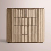 Sopravelle Tall Drawer Dresser — GREIGE OAK / 50