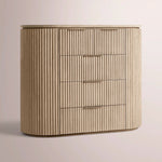 Sopravelle Tall Drawer Dresser — GREIGE OAK / 50