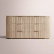 Sopravelle Drawer Dresser — WHITEWASHED OAK / 72