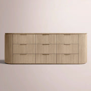 Sopravelle Drawer Dresser — GREIGE OAK / 90