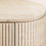 Sopravelle Reeded Stone Media Console