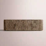 Sopravelle Reeded Stone Media Console