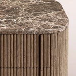 Ethoria Emperador Closed Nightstand