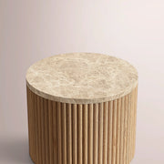 Ethoria Emperador Round Side Table