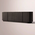 Ethoria Emperador Media Console — BLACK OAK-BLACK MARBLE / 60