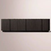 Ethoria Emperador Media Console — BLACK OAK-BLACK MARBLE / 96