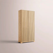 Celorin Reeded Cabinet — GREIGE OAK / 38