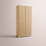 Celorin Reeded Cabinet — GREIGE OAK / 45