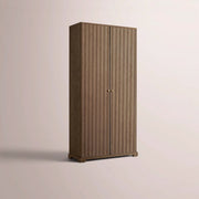 Celorin Reeded Cabinet — BROWN OAK / 45